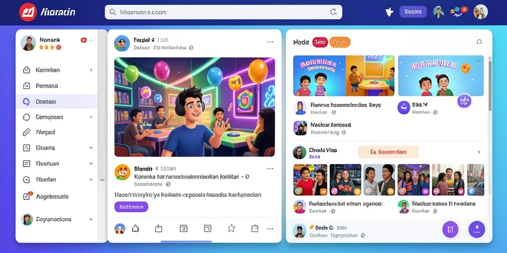 Tampilan awal game yang memikat dan penuh warna.