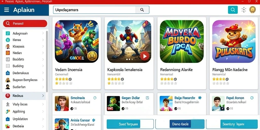 Tampilan awal yang menarik dan penuh warna.