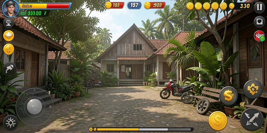 Tampilan awal aplikasi 777LUKCY yang menarik dan mengundang.