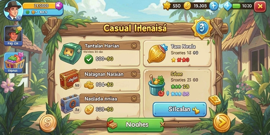 Tampilan antarmuka yang modern dan menarik.