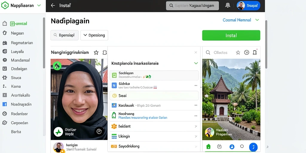 Tampilan antarmuka yang intuitif dan menarik.