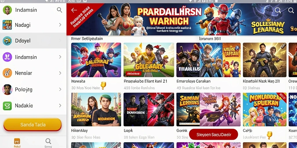 Tampilan grafis yang memukau dan penuh warna.