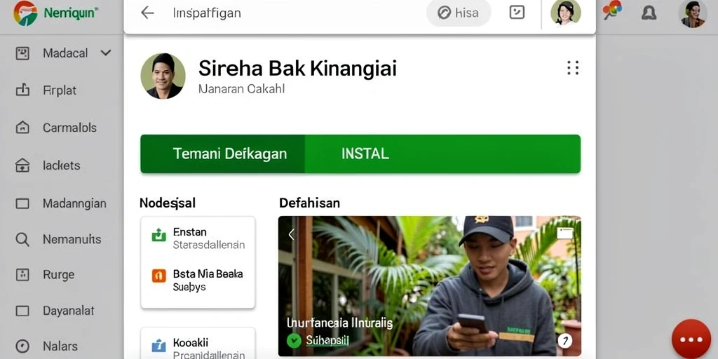 Tampilan antarmuka yang sederhana dan menarik.
