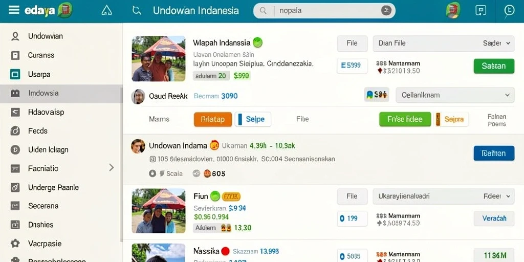 Tampilan antarmuka pengguna yang intuitif.