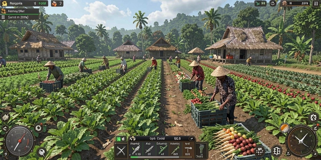 Tampilan menu utama yang menarik dan ramah pengguna.