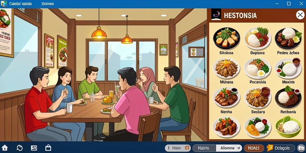Tampilan antarmuka utama aplikasi MEME4D.