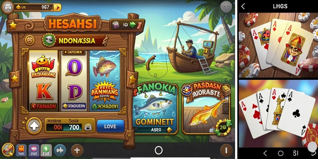 Tampilan utama yang menarik dan interaktif.