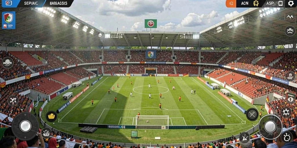 Tampilan utama dengan karakter yang siap berpetualang.